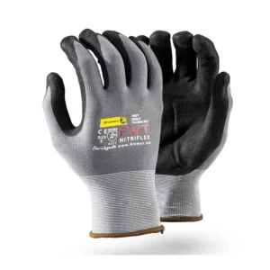 Nitriflex Gloves,Black Sanitized Palm Only